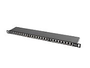 LANBERG PPS6-0024-B Lanberg Patch Panel 24 port 0.5U, cat. 6, shielded, black_4