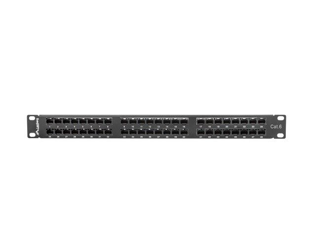 LANBERG PPU6-1048-B Lanberg Patch Panel 48 port 1U, cat. 6, black_4