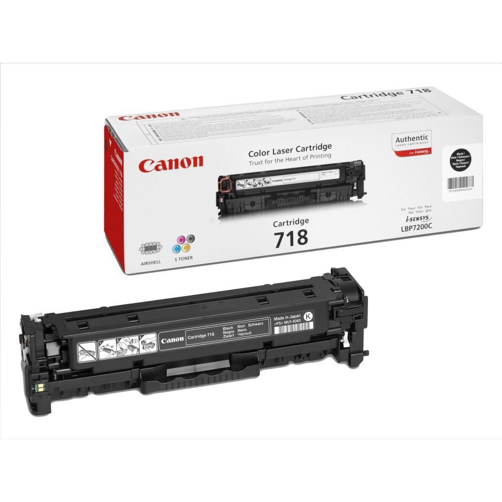 Toner Canon CRG718BK, black, capacitate 3400 pagini, pentru LBP-7200Cdn_2