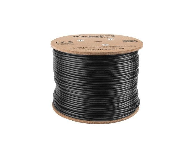 LANBERG LCU6-21CU-0305-BK Lanberg UTP stranded cable CU OUTDOOR, cat. 6, 305m, Black_2