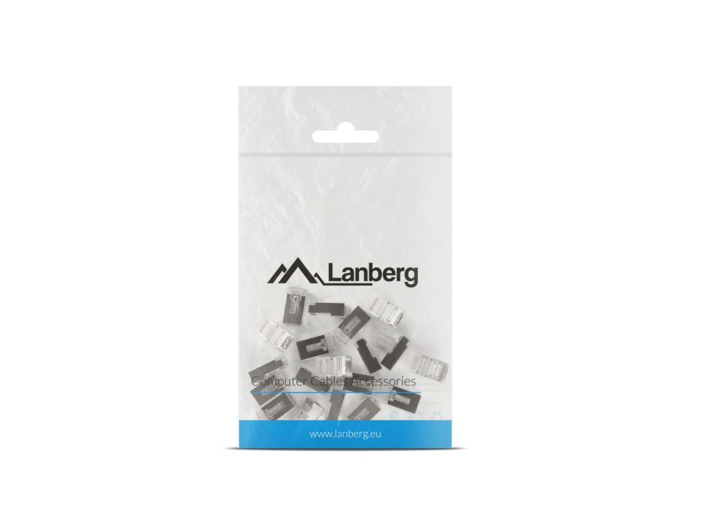 LANBERG PLS-6000EZ Lanberg Plug RJ-45 FTP CAT6 8P8C (100PCS) Pass-Trough_2