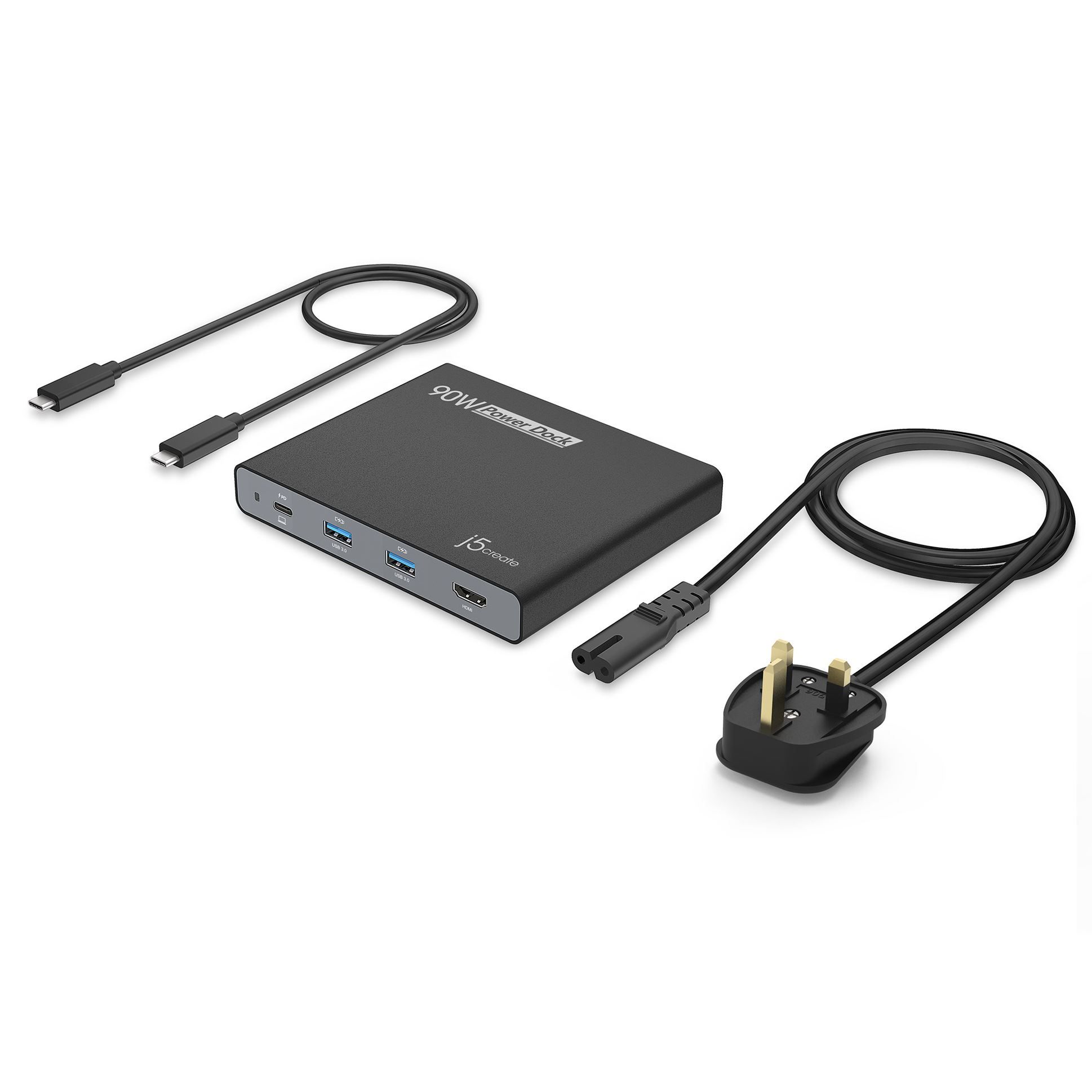 90W BUILT IN USB-C TRAVEL DOCK/- UK_3