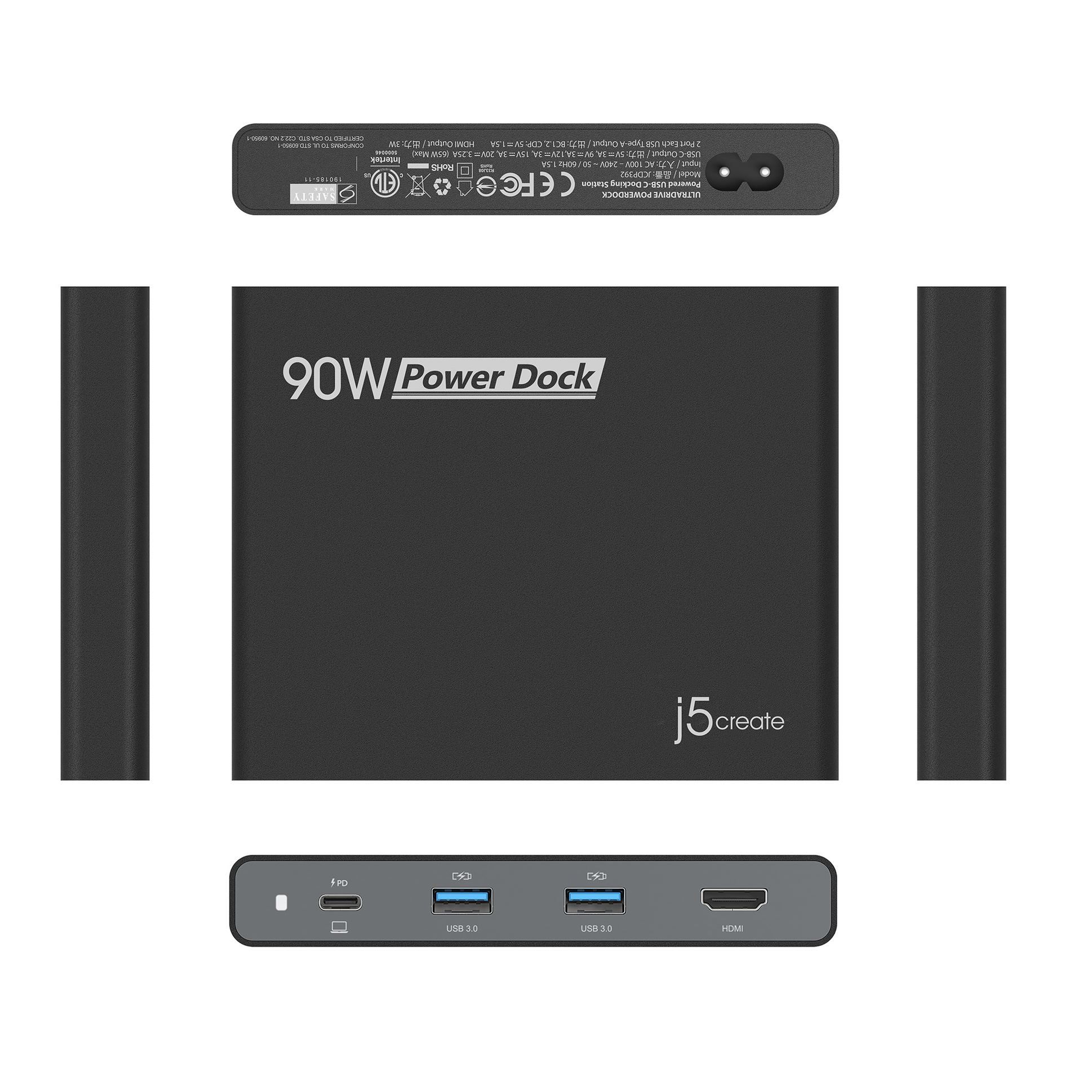 90W BUILT IN USB-C TRAVEL DOCK/- UK_7