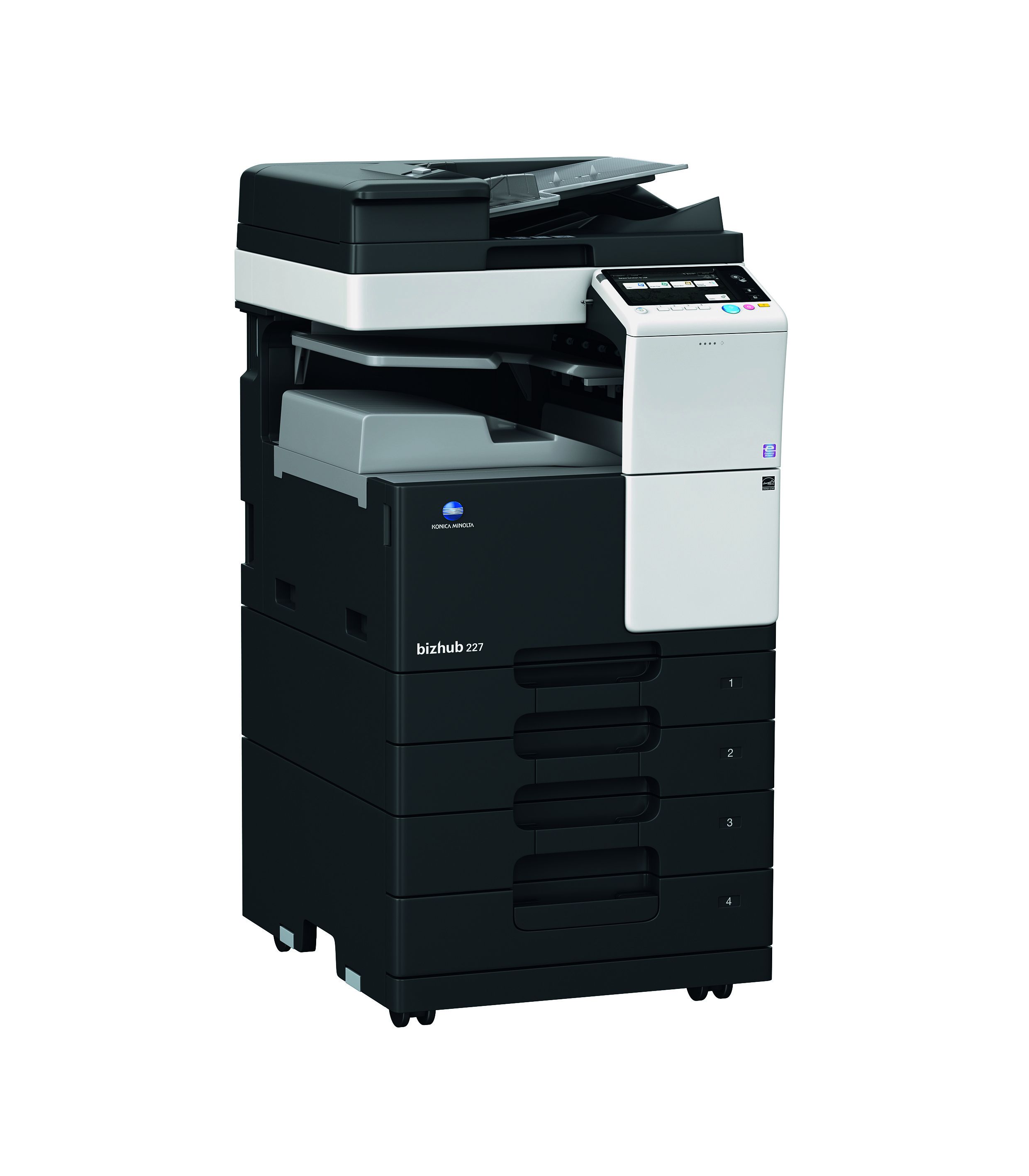 KONICA MINOLTA BIZHUB 227
cu toner  TN-323- 23000 pagini si RADF DF-628 + Masa suport DK-514/513