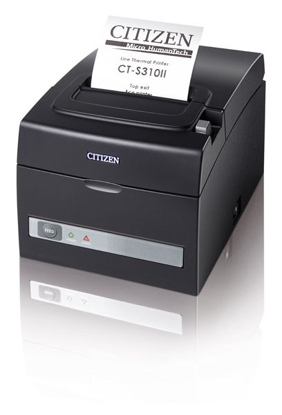 Thermal printer Ethernet + USB interfaces, integrated PSU, Black