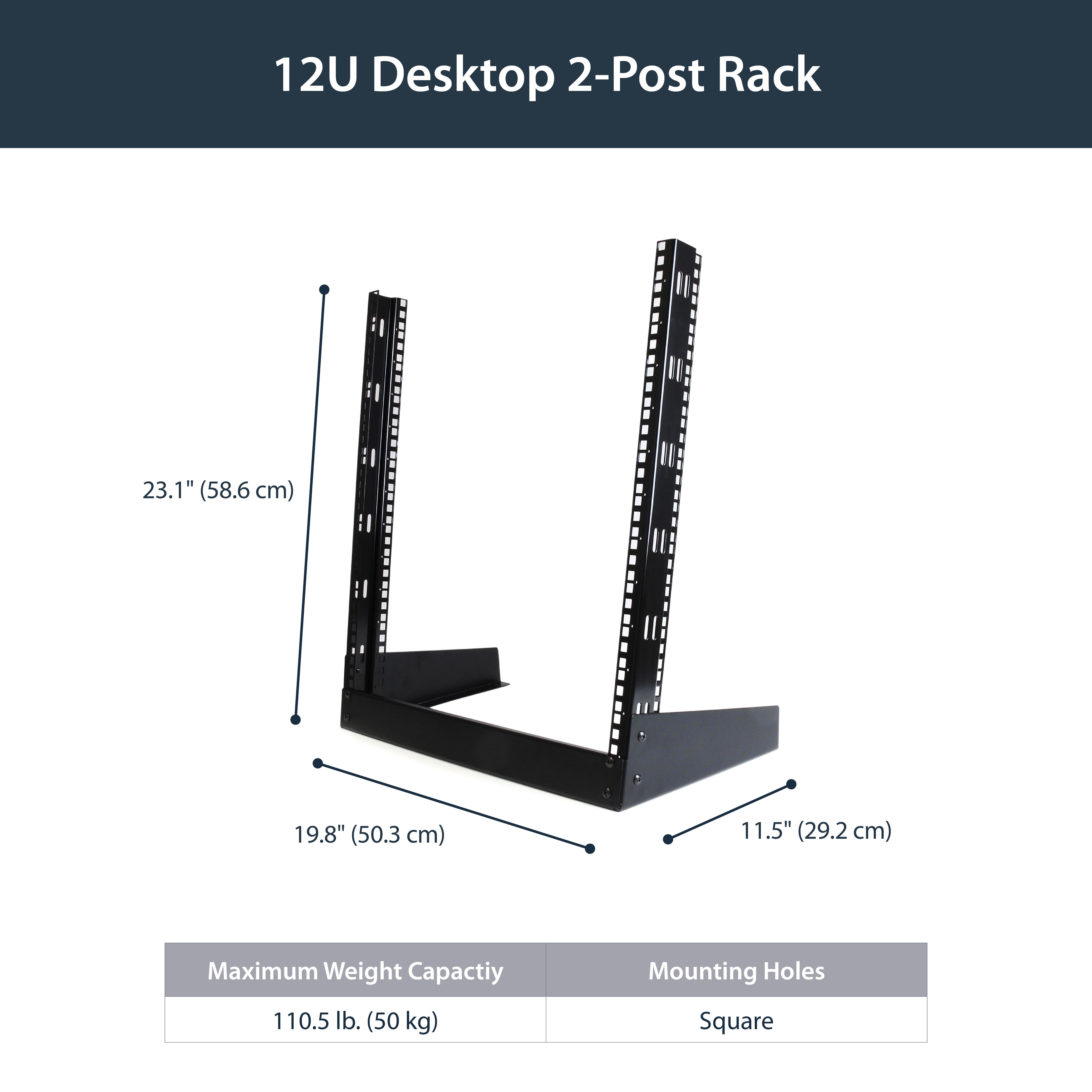 12U 19IN OPEN FRAME 2POST RACK/._6