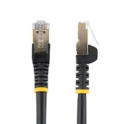 7M CAT6A ETHERNET CABLE BLACK/BLACK - SHIELDED COPPER WIRE_1