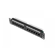 LANBERG PPU6-9012-B Lanberg Patch Panel 10, 12 port 1U, cat.6, black_1