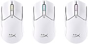 Mouse HyperX Pulsefire Haste Core 2 Wireless, rezolutie maxima 12000 DPI, conectivitate 2.4GHz Wireless / Bluetooth 5.2, polling rate pana la 1000 Hz, durata de viata baterie pana la 100 de ore in modul 2.4GHz highspeed, si pana la 200 de ore in modul Bluetooth 5.2, alb_3