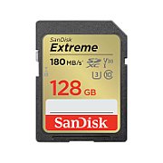 EXTREME 128GB SDXC MEMORY CARD/180MB/S 90MB/S UHS-I CLASS 10 U3_1