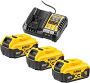 DEWALT CHARGER DCB1104 +3x5.0Ah DCB1104P3