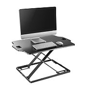 Ergo Office ER-419 Monitor Laptop Stand Desk Height Adjustable Standing Sitting Work Ultra Thin 10kg_2