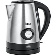 Electric kettle with water temperature indicator  TEESA  stainless steel  2200W  1 7L_1