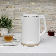 Adler | Kettle | AD 1299 | Electric | 2200 W | 1.5 L | Glass/Stainless steel | 360° rotational base | White_1