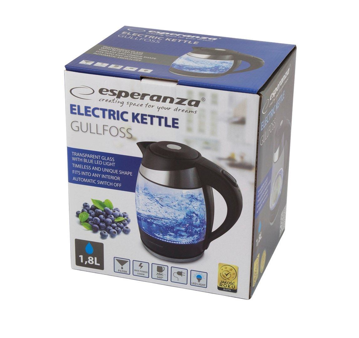 Esperanza EKK009 electric kettle 1.8 L Black  Multicolor 2200 W_3