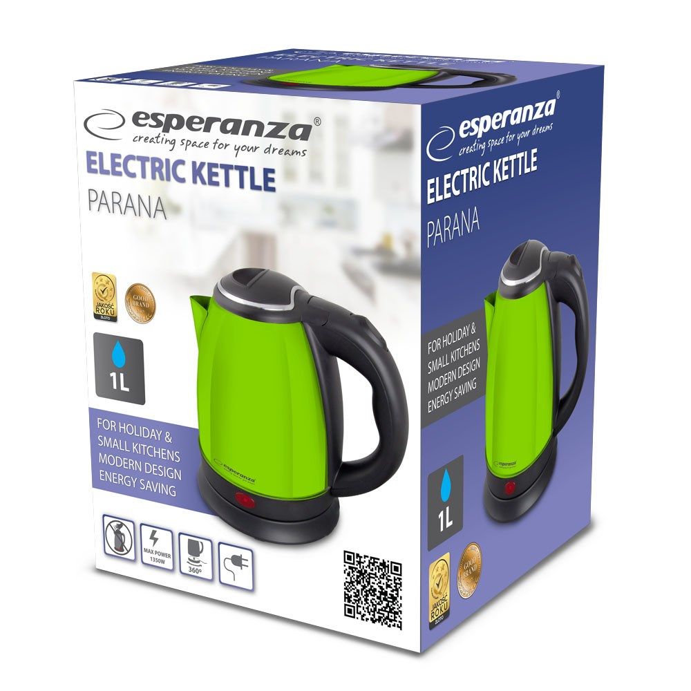 Esperanza EKK128G Electric kettle Parana 1 L  Green 1350 W_2