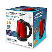 Esperanza EKK113R electric kettle 1.8 L Black Red 1800 W_2