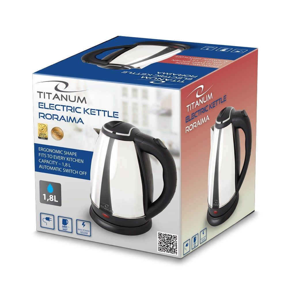 Titanum TKK102S Electric kettle 1.8L 1800W Silver_4