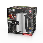 Adler AD 1340 electric kettle 1.7 L 2200 W Black  Silver_8