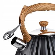 PROMIS TMC25D Kettle 3.0 l  ANTONIO  black  wooden handle_2