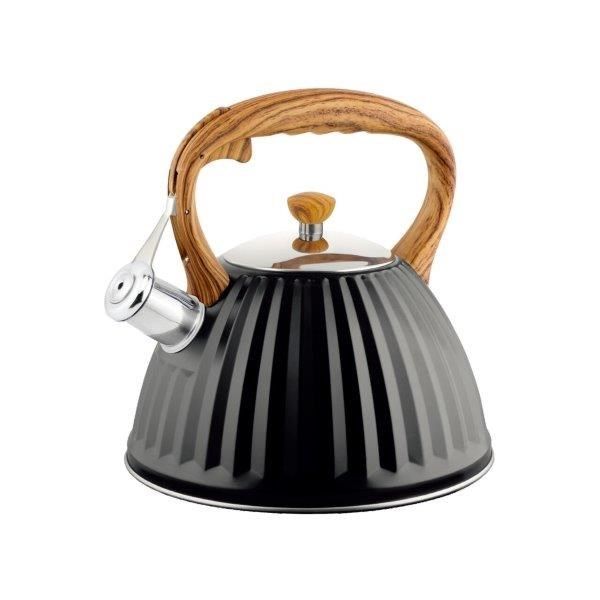 PROMIS TMC25D Kettle 3.0 l  ANTONIO  black  wooden handle_3