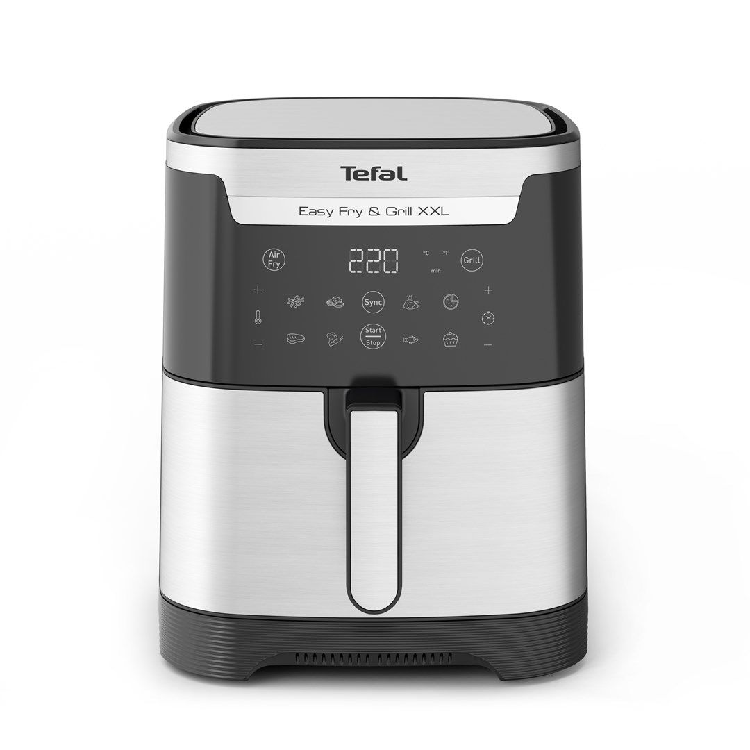 TEFAL Easy Fry & Grill EY801D 6.5 L Stand-alone 1650 W Hot air fryer Stainless steel_2