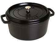 Staub Round Cast Iron Pot - Black  1.7 ltr_1