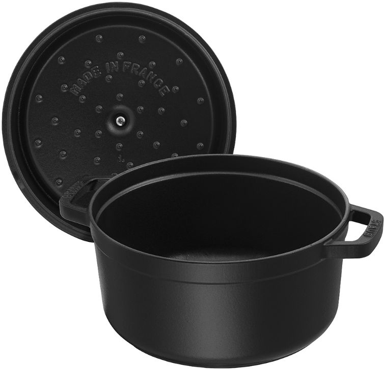 Staub Round Cast Iron Pot - Black  1.7 ltr_5