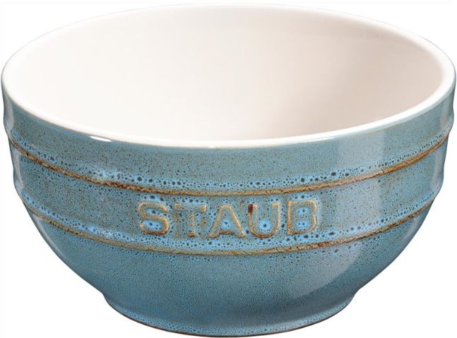 Set of 4 Staub Round Bowls - 12 cm  Antique Turquoise_2