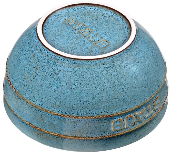 Set of 4 Staub Round Bowls - 12 cm  Antique Turquoise_3