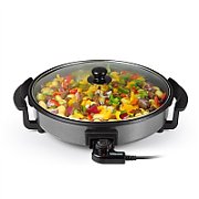 Tristar | Multifunctional grill pan | PZ-2964 | Diameter 40 cm | Grill | 1500 W | Lid included | Fixed handle | Black_1