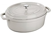 Staub Oval Cast Iron Pot - 4.2 ltr  White Truffle_5