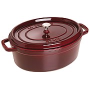 Staub oval cast iron pot - Grenadine  5.5 ltr_2