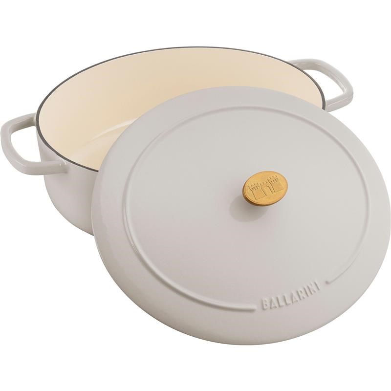 BALLARINI BELLAMONTE 75003-556-0 - 5 5 LTR IVORY GARNEK ŻELIWNY_3