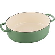 BALLARINI BELLAMONTE OVAL CAST IRON POT 75003-574-0 - 5.5 LTR GREEN_5