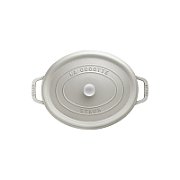 Staub Oval Cast Iron Pot - 5.5 ltr  White Truffle_9