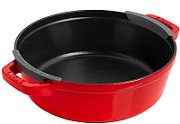 Staub La Cocotte Round Cast iron Casserole baking dish -- SET OF 3 PIECES_1