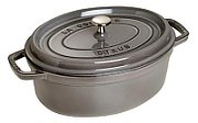 STAUB Oval cast iron pot 3.2l graphite_1