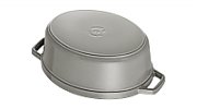 STAUB Oval cast iron pot 3.2l graphite_4