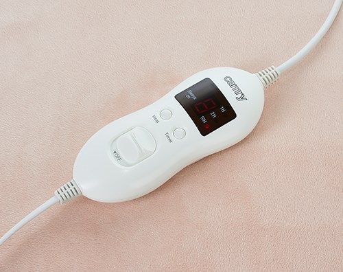 Camry | Electric blanket | CR 7424 | Number of heating levels 8 | Number of persons 2 | Washable | Coral fleece | 2 x 60 W | Beige_3