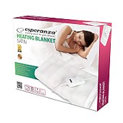 Esperanza EHB002 electric blanket 60 W White Fleece Polyester_2