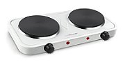 Esperanza EKH010W Adjustable electric cooker  2 heating fields  white_1