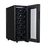 Adler Beverage Pantry AD 8083 Energy efficiency class G Free standing Bottles capacity 12 Black_1