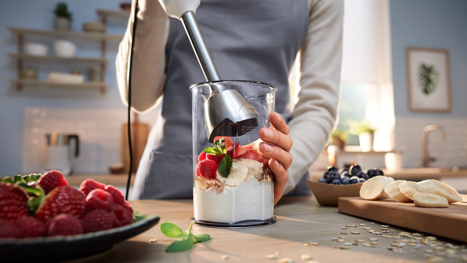 Bosch Serie 4 MSM4W210 blender 0.6 L Immersion blender 600 W Black  White_7