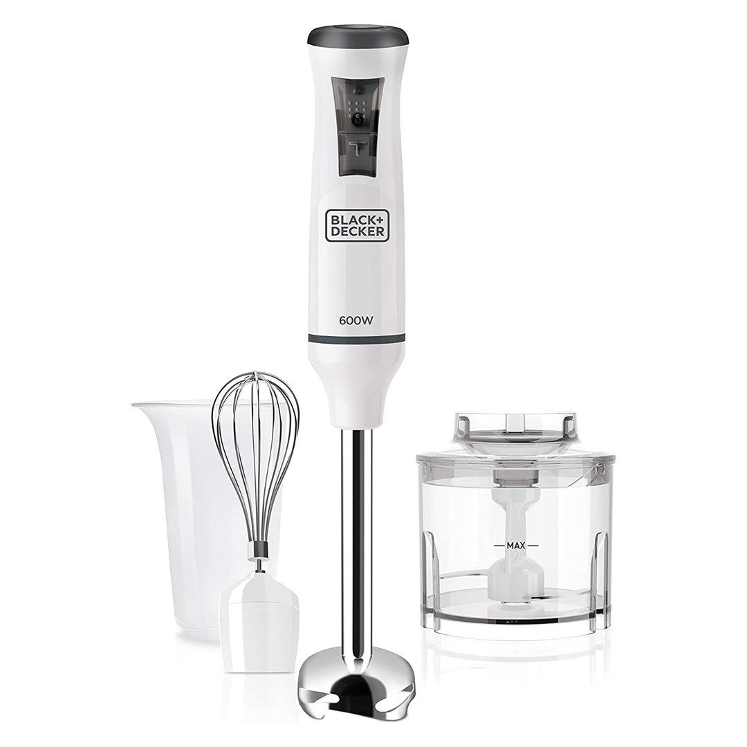 Immersion blender Black+Decker BXHBA600E (600W; white)_4