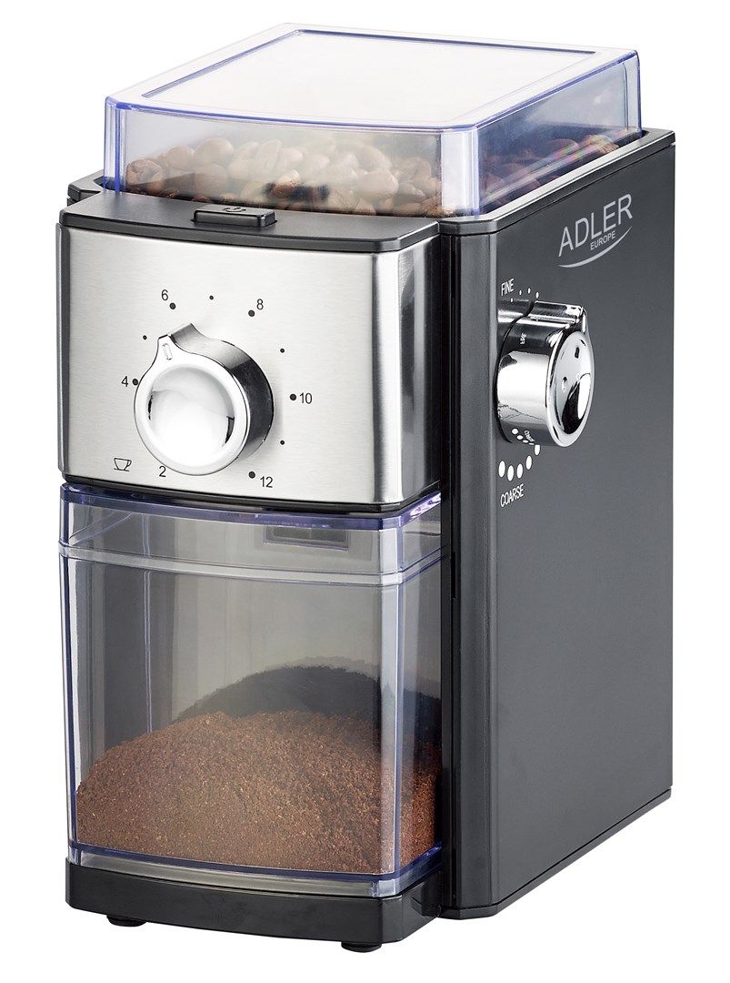 Adler | AD 4448 | Coffee Grinder | 300 W | Coffee beans capacity 250 g | Number of cups 12 per container pc(s) | Black_7