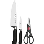 Set of 2 knives + Zwilling Four Star scissors_2