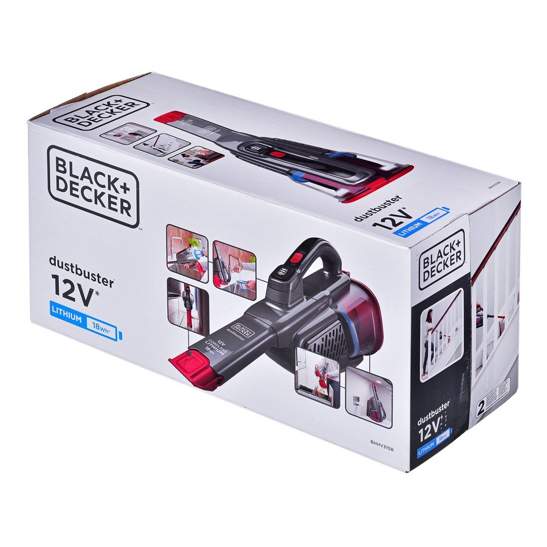 Black & Decker Dustbuster Black  Red Dust bag_8