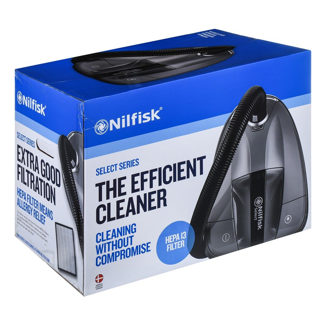 Nilfisk Select Vacuum Cleaner GRCL13P08A1 Classic EU Vacuum Cylinder 3.1 l 650 W Dust Bag Grey_12