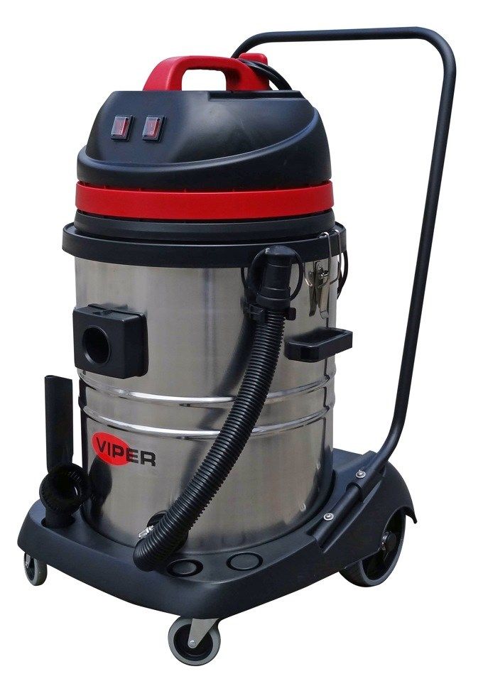 Wet & Dry Vacuum Cleaner Nilfisk Viper LSU255-EU 2 motors 55 l Black  Red  Stainless Steel_5